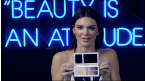 KENDALL-JENNER,MAKEUP,NEW-YORK-FASHION-WEEK,EYESHADOW,MAKEUP-LINE,ESTEE-LAUDER